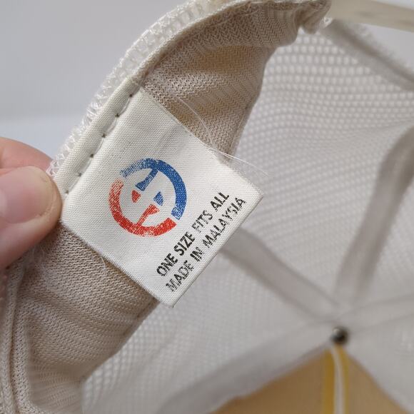 Sanderson Ford Snapback Rope Trucker Hat White One Size Outdoor Speedway - Picture 10 of 10